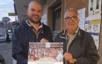 Con il Presidente dell’Associazione “RIVUS Mascarata Serienese” per condividere e scambiare idee