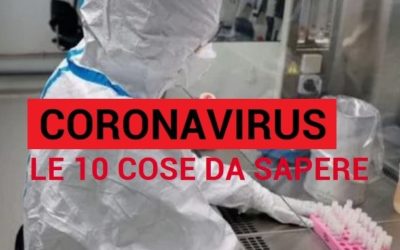 Coronavirus, le 10 cose da sapere. Decalogo per evitare il contagio della paura – APPROFONDIMENTO