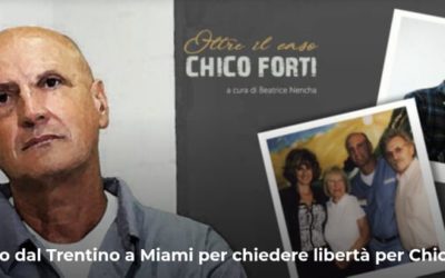 Quell’urlo dal Trentino a Miami per chiedere libertà per Chico Forti – INTERVISTA stylise.it & VIDEO iene.mediaset.it