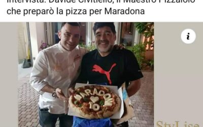 Davide Civitiello, il Maestro Pizzaiolo che preparò la pizza per Maradona – VIDEOINTERVISTA realizzata per stylise.it