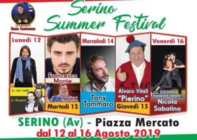 Immagine copertina Serino Summer Festival 2019